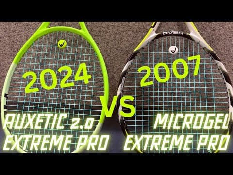 Is New Tech Always Better? 2024 Extreme Pro Auxetic 2.0 v 2007 Microgel Extreme Pro #headtennis 