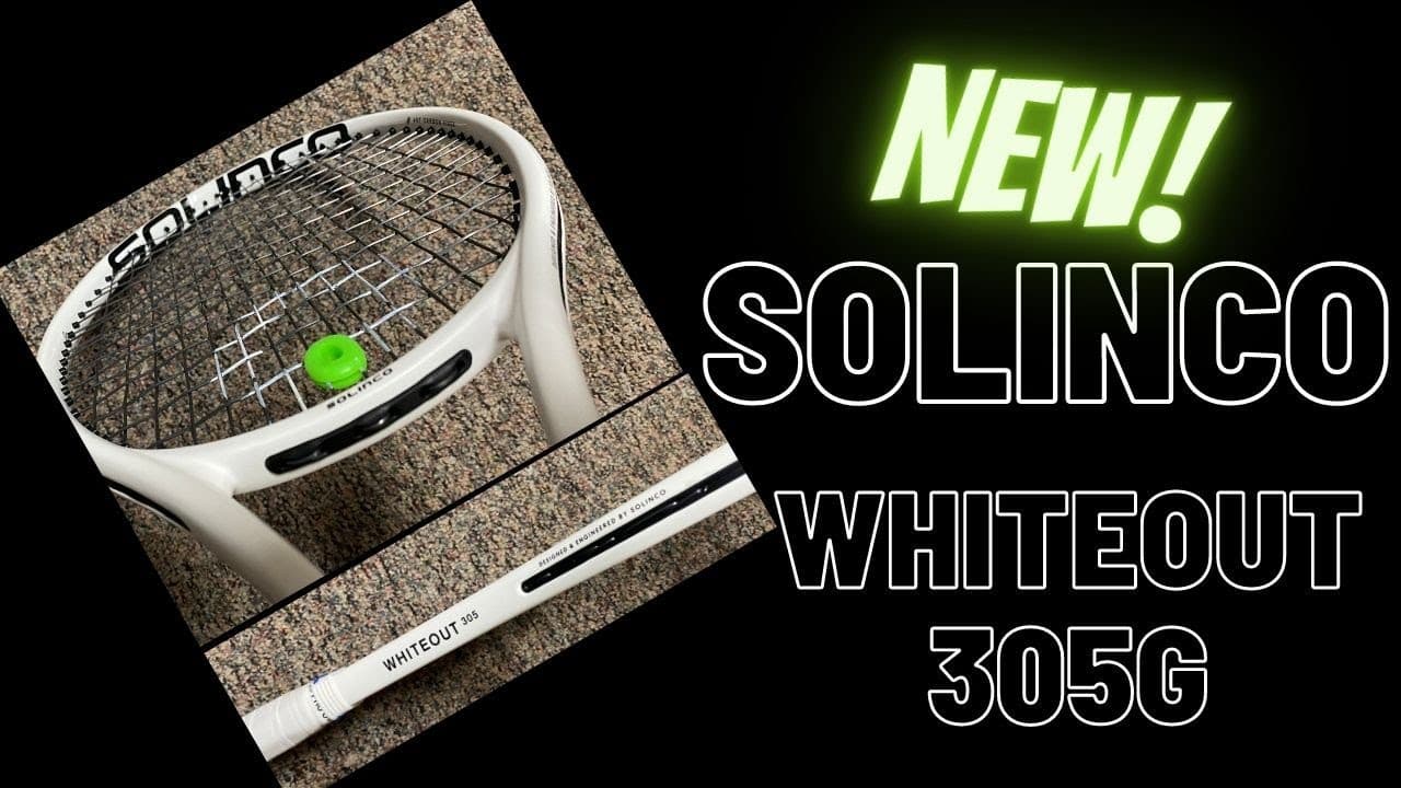 Solinco Whiteout 305g Review (Solinco's Unreleased Racket!)