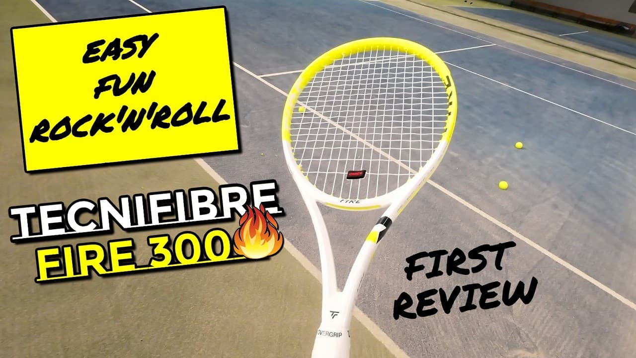 🎾 Tecnifibre Fire 300g 🔥 Tennis Racket First Review - You Can't Miss With This One! 🤩