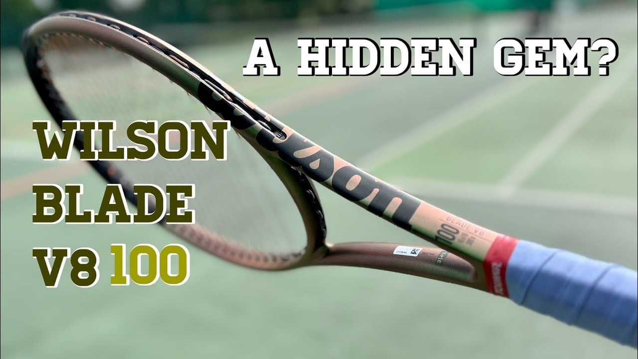 Wilson Blade 100 V8 tennis racquet / racket review