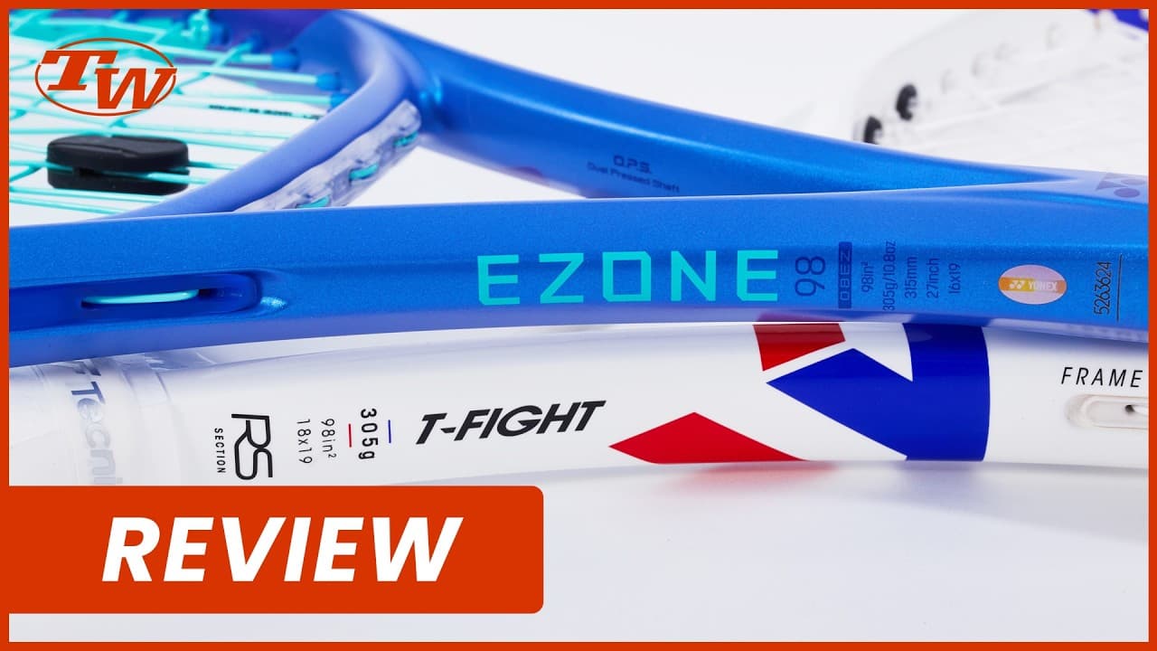 Which Racquet Wins?! Tecnifibre TFight 305S vs Yonex EZONE 98 in This Europe Racquet Review