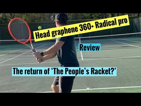 Head Graphene 360 + Radical Pro Tennis racquet / racket review