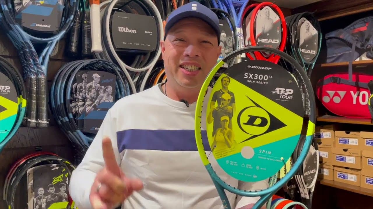 A GREAT ALL AROUND RACKET FOR BEGINNERS AND INTERMEDIATE PLAYERS  NEW DUNLOP SX 300LS TENNIS RACKET