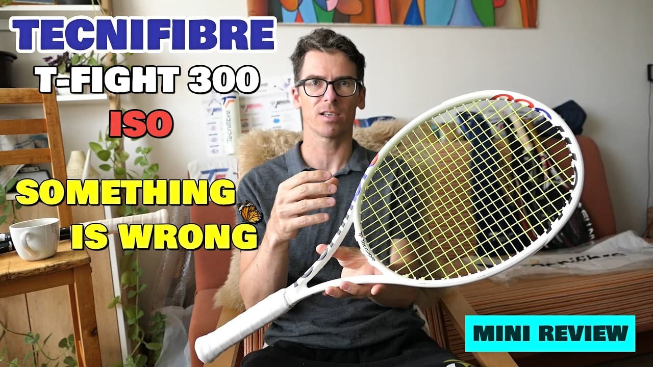 🎾 TECNIFIBRE T-FIGHT 300 ISO Tennis Racquet Mini Review - Not My Cup Of Tea 😕