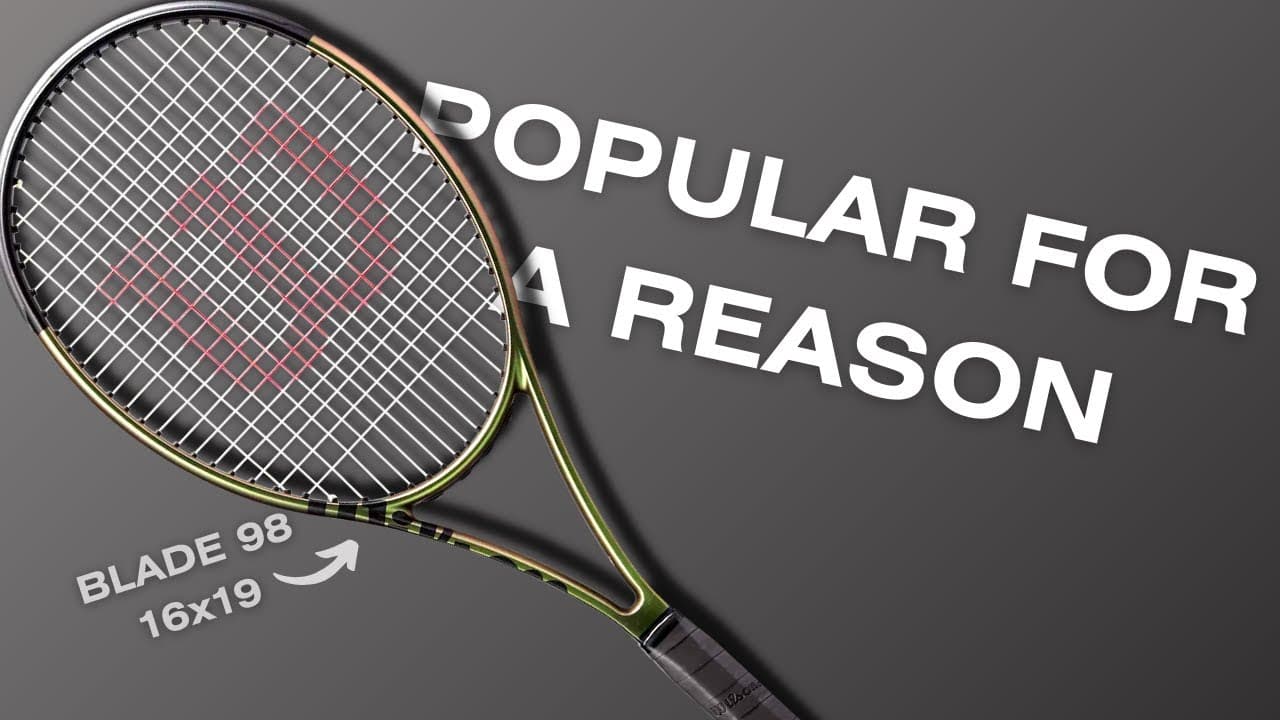 WHY is THIS RACKET so POPULAR? | WILSON BLADE 16x19 tennisracket review