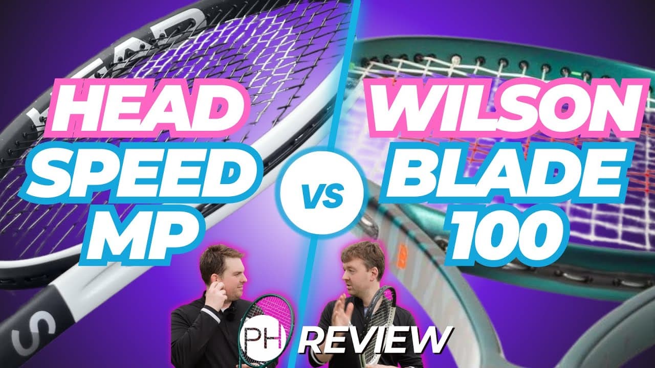 REVIEW: WILSON BLADE 100 v HEAD SPEED MP | Tennis Racket Review | Racquet Review | PH Tennis