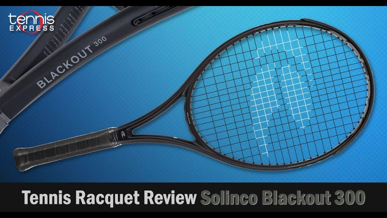 Solinco Blackout 300 Racquet Review | Tennis Express