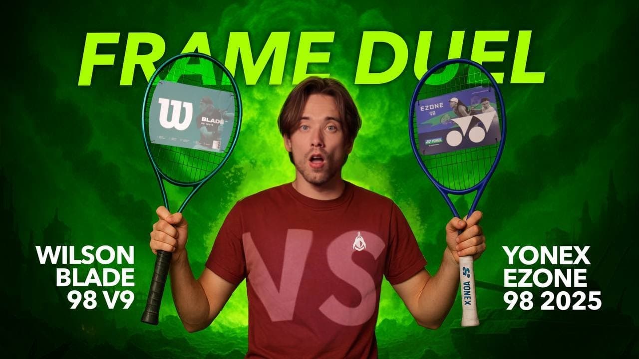 Yonex Ezone 98 2025 vs Wilson Blade 98 v9 | The Ultimate 98 Inch Racket | Frame Duel