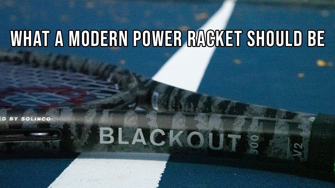 the new standard of power rackets | Solinco Blackout v2 Tennis Racket Review