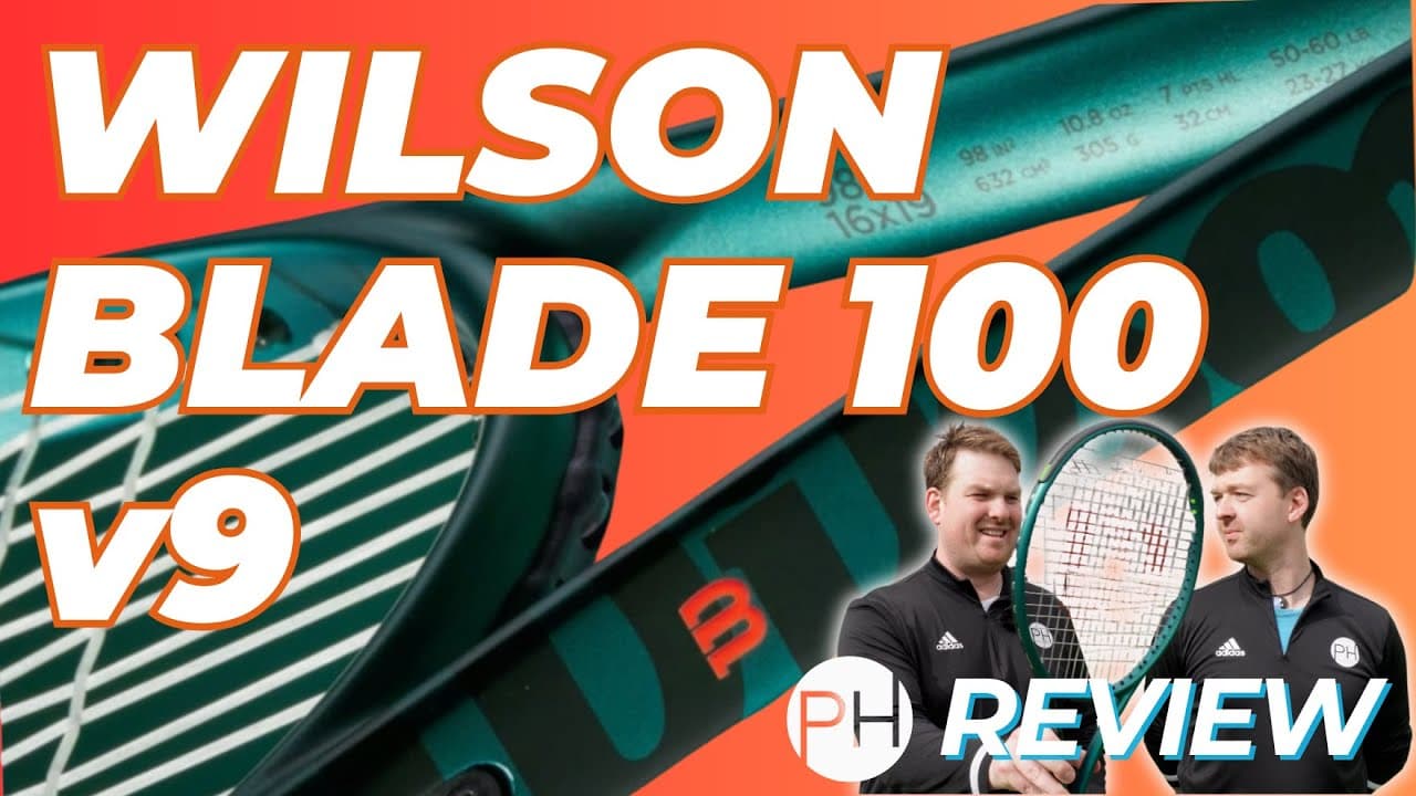 REVIEW: WILSON BLADE 100 v9 | TENNIS RACKET REVIEW | RACQUET REVIEW
