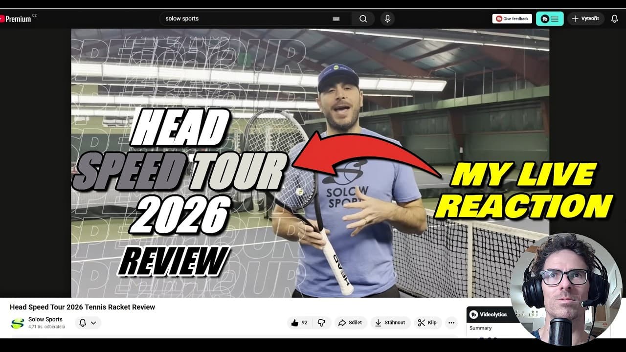 What I Think About The New HEAD SPEED TOUR 2026 Tennis Racquet feat. @SolowSports Review #headspeed