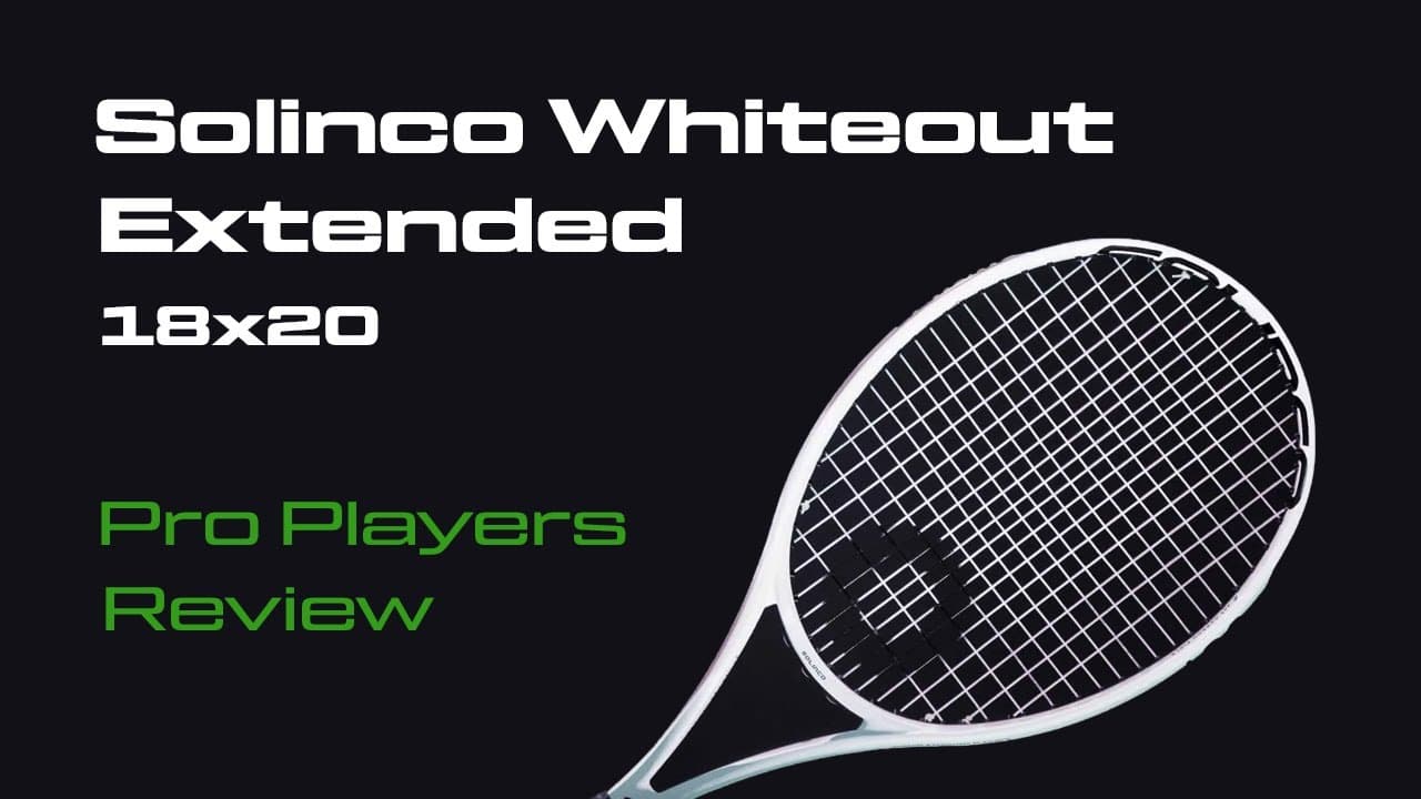 Solinco Whiteout 18x20 XTD - A truly special racket!