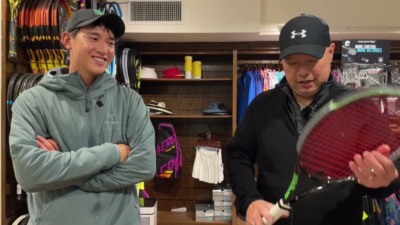 COACH ANDREW'S WILSON BLADE PRO TENNIS RACKET - HOW DID HE SPEC IT OUT?