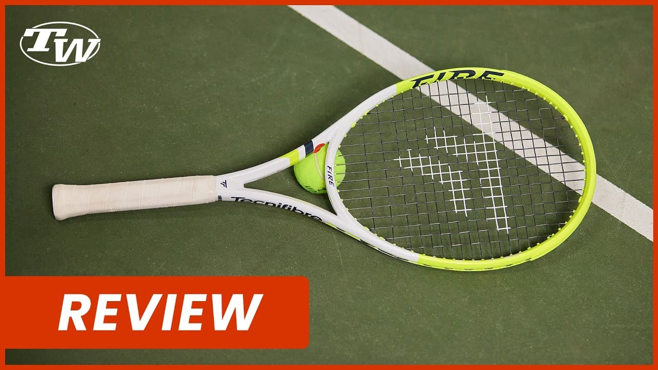 Feel the Heat 🔥 Tecnifibre Fire 300 Tennis Racquet Review | Speed Meets Spin
