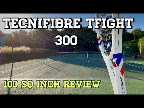 Tecnifibre T-Fight 300 Tennis Racquet/ Racket Review