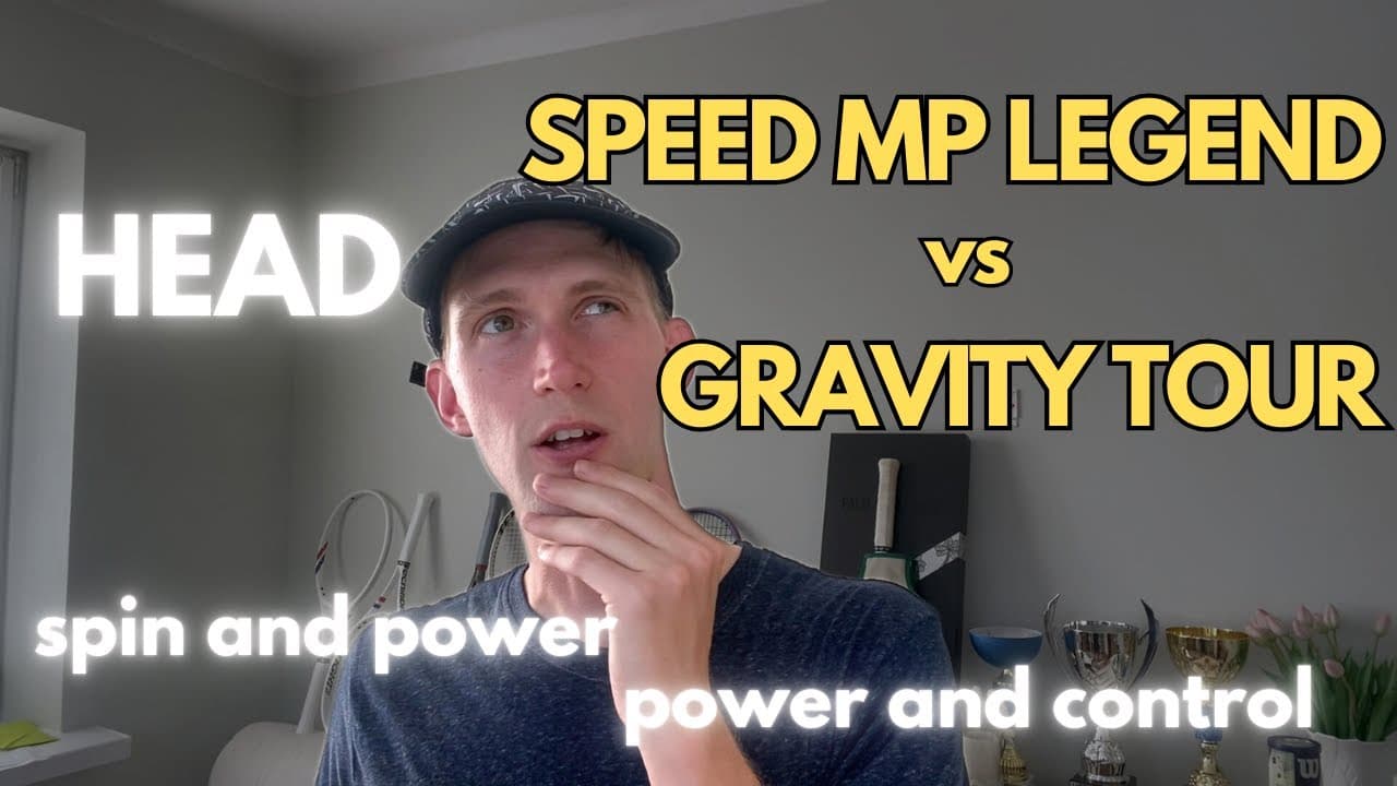 HEAD SPEED MP LEGEND vs HEAD GRAVITY TOUR (tennis racquet comparison)