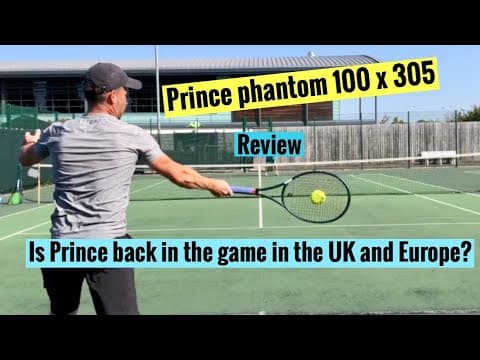 Prince Phantom 100x 305 (16x18) Tennis racket / racquet review