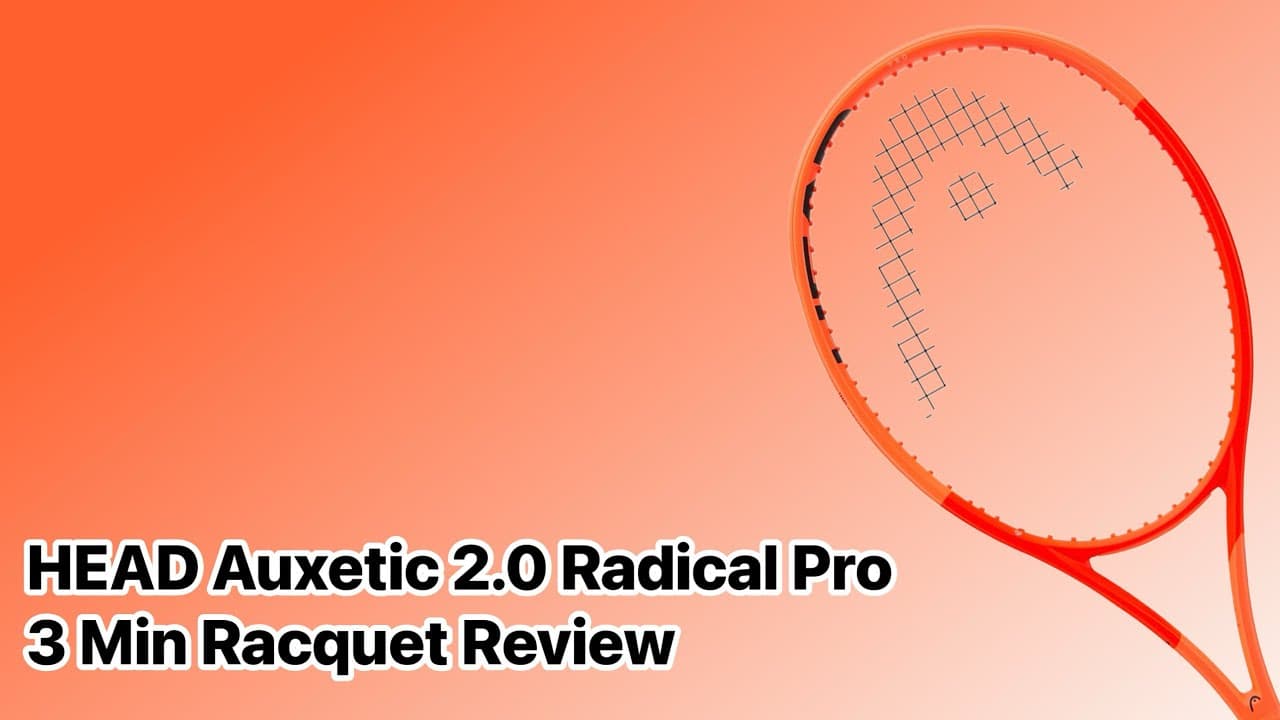 HEAD Radical Pro 2025 Auxetic 2.0 - 3 Minute Tennis Racquet Review