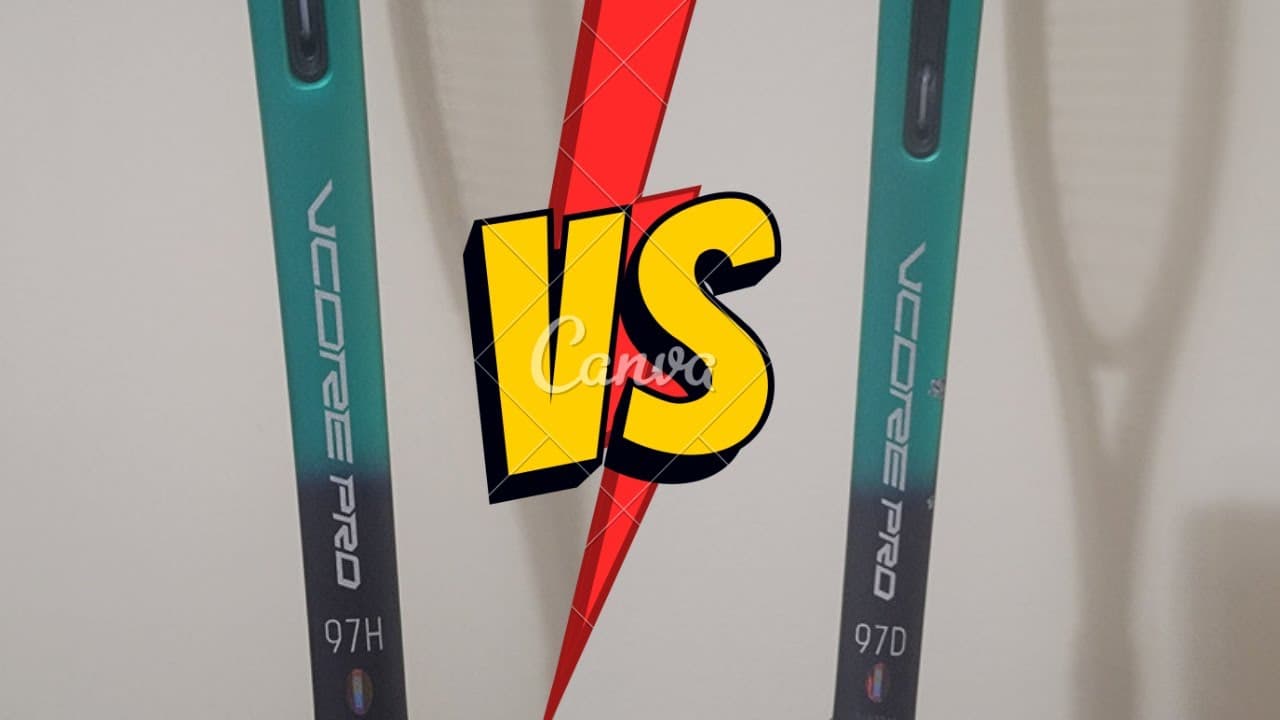 Yonex Vcore Pro 97H VS 97D