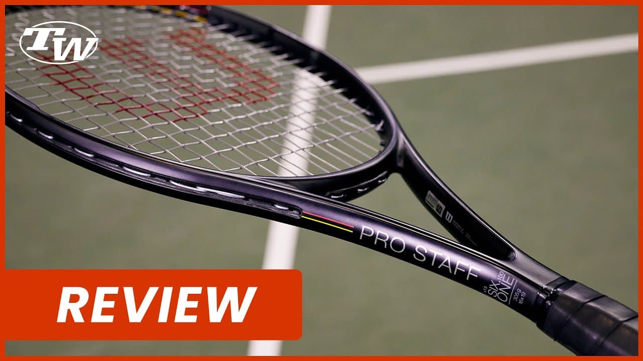 Wilson Pro Staff Six.One 100 v13 Tennis Racquet Review 🖤