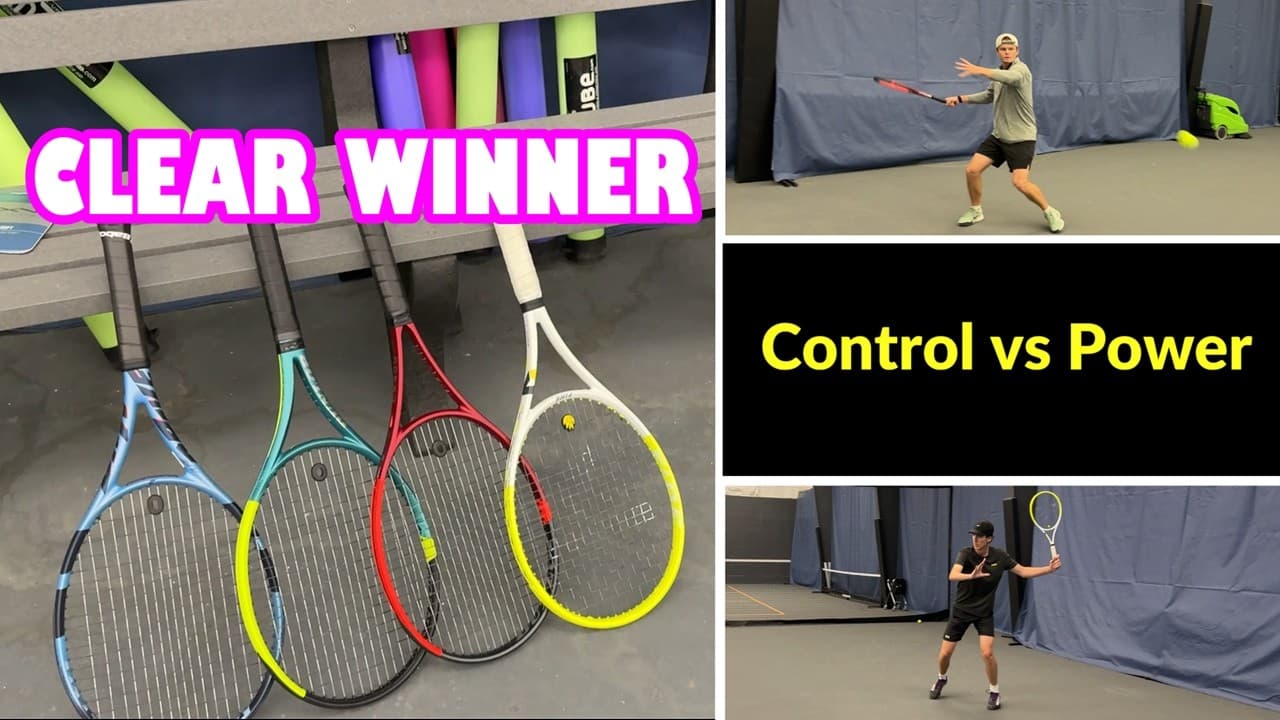 Coaches trying Dunlop rackets vs Technifibre Fire 305 + Babolat Pure Drive | tennis racket review
