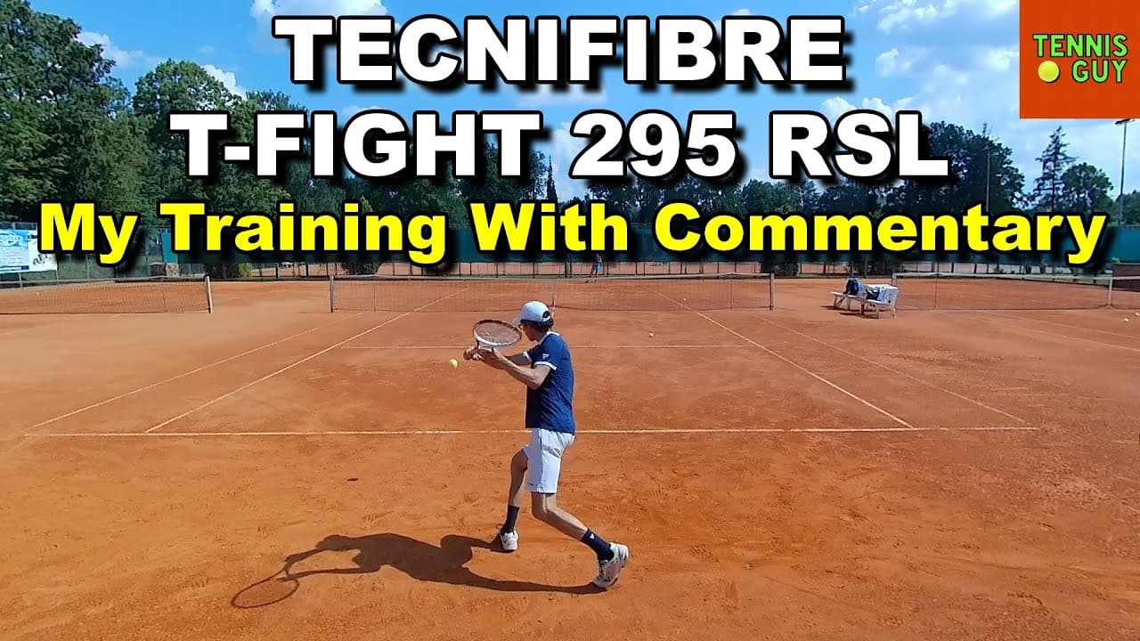 🎾 TECNIFIBRE T-FIGHT 295 RSL Tennis Racket - My Full Training With Commentary | TennisGuy