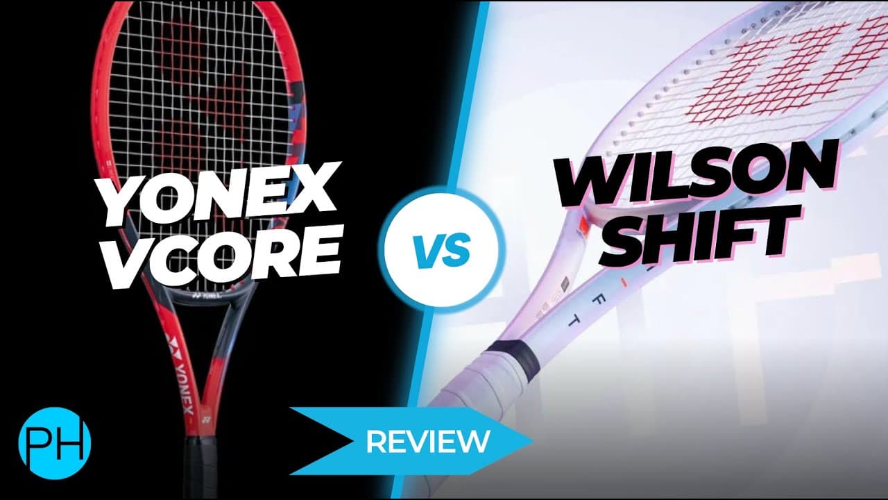 REVIEW: Wilson Shift v Yonex VCORE | Tennis Racket Versus | Comparison