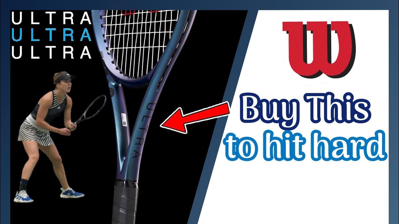 Buy THIS racquet to hit HARD (Wilson Ultra 100l v4 Review) - Alex Tennis