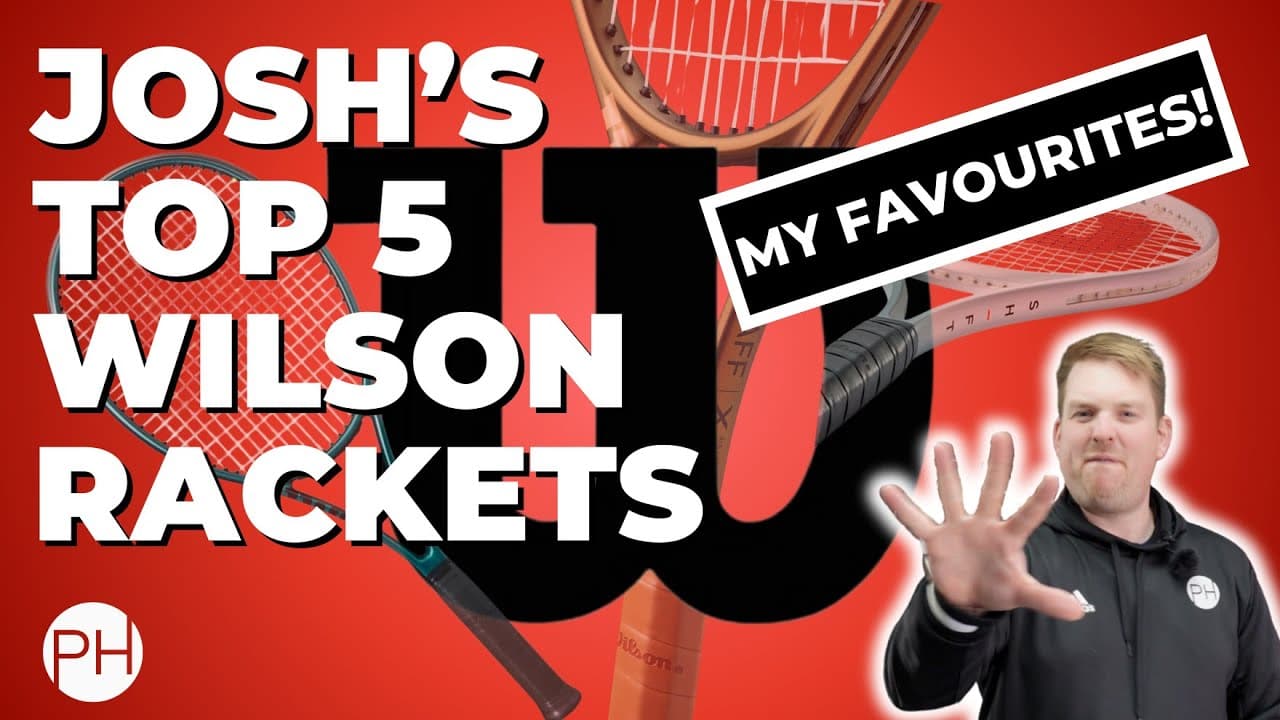 REVIEW: TOP 5 WILSON TENNIS RACKETS 2024 | Tennis Coach | Racquet Review